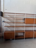 Portaoggetti da parete vintage Whb in teak