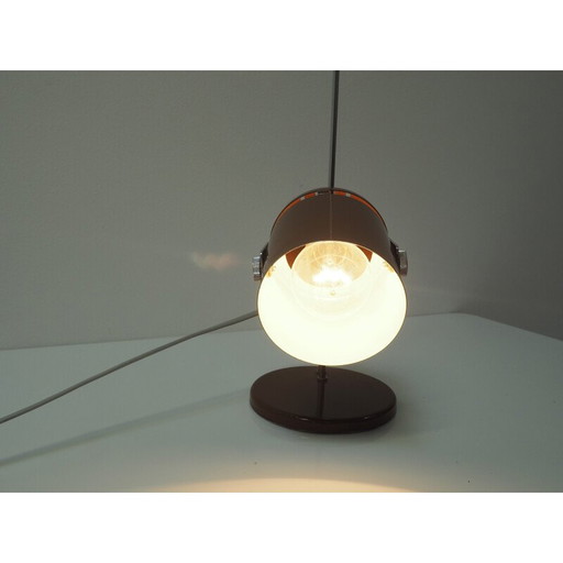 Vintage adjustable metal and chrome table lamp by Stanislav Indra for Combi Lux, Czechoslovakia 1970