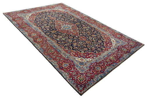 389 X 249 Cm Hand-knotted Keshan - Persian carpet