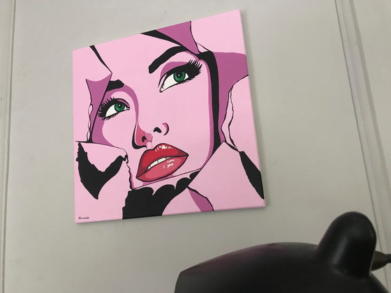 Image 1 of Painting - Tim Tilman - Pretty Woman - Pop Art - 2020