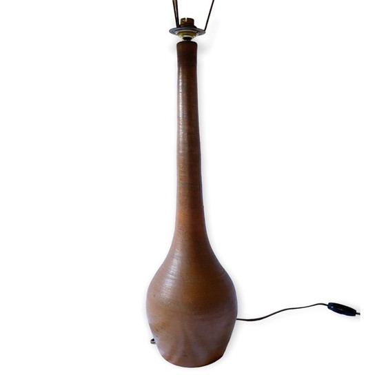 Image 1 of Mid-century earthenware table lamp, France 1950s