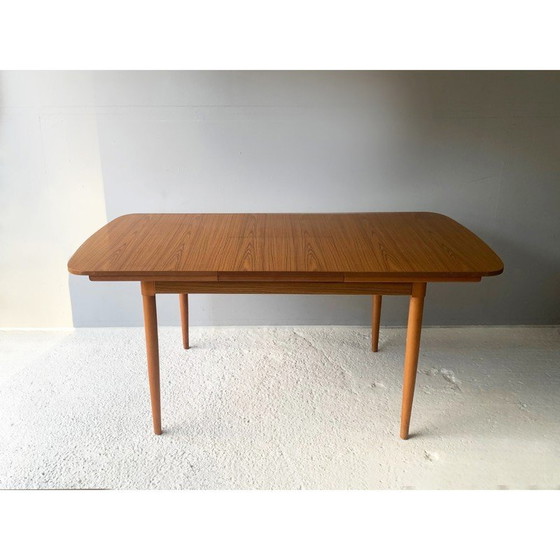 Image 1 of Vintage extendable table by Schreiber Furniture, 1970