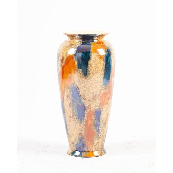 Image 1 of Vintage polychrome ceramic floor vase for Scheurich, 1960
