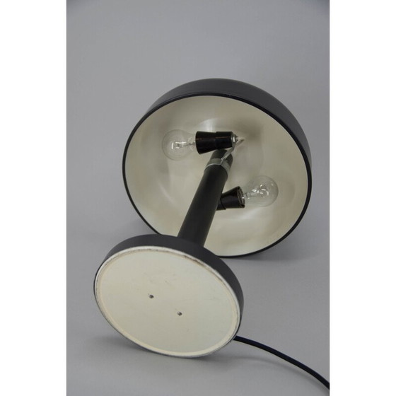 Image 1 of Lampada da tavolo nera di metà secolo di Napako, anni '70