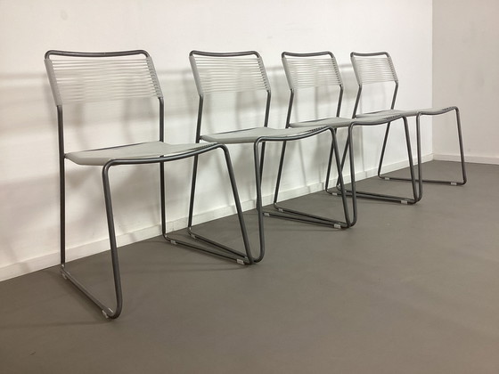 Image 1 of 4 Vintage Ikea Melker Scoobidoe Spaghetti Stackable Chairs Lisa Norinder