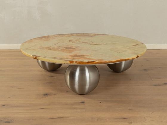 Image 1 of  Exclusive Onyx Marble Coffee Table, Ø 100 Cm 