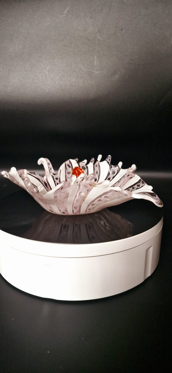 Image 1 of 50'S Murano Glass Zanfirico Decorative Centrepiece 