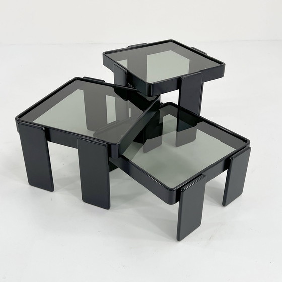 Image 1 of Set Of Nesting Tables From Cassina, 1970S