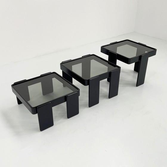 Image 1 of Set Of Nesting Tables From Cassina, 1970S