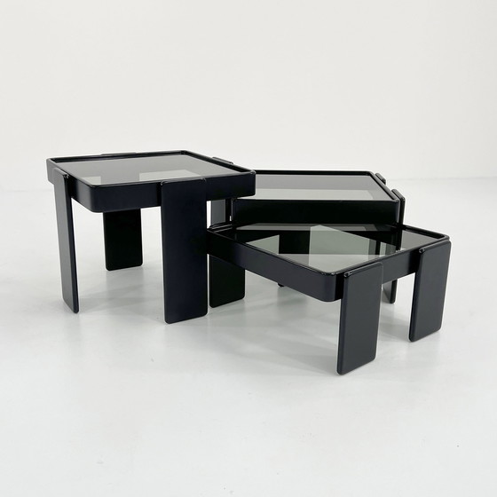 Image 1 of Set Of Nesting Tables From Cassina, 1970S