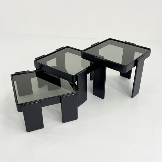 Image 1 of Set Of Nesting Tables From Cassina, 1970S