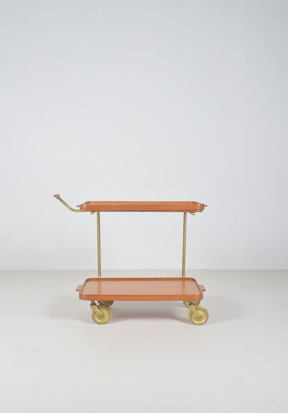 Image 1 of Serving trolley with removable trays