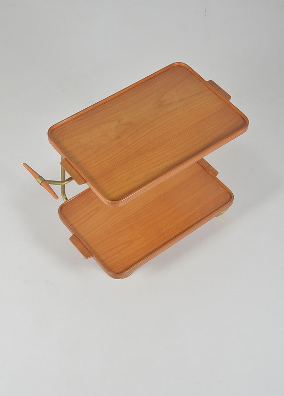 Image 1 of Serving trolley with removable trays