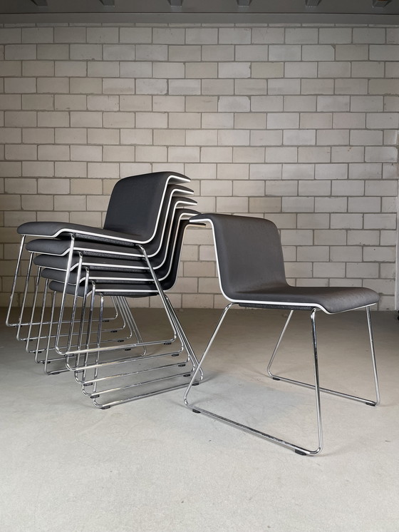 Image 1 of 6X Bulo Tab Chair By Alain Berteau