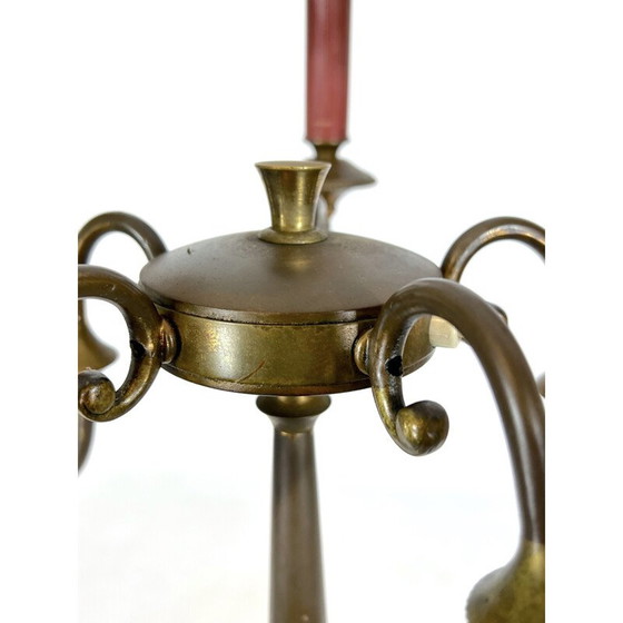 Image 1 of Lampada da terra vintage in ottone di Angelo Lelii per Arredoluce Monza, 1950