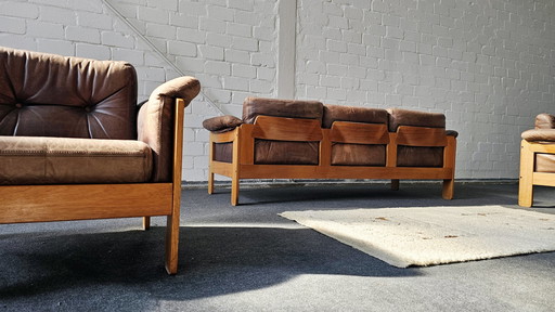 Illum Wikkelso Teak Mid Century 60S 70S Seating Group Vintage