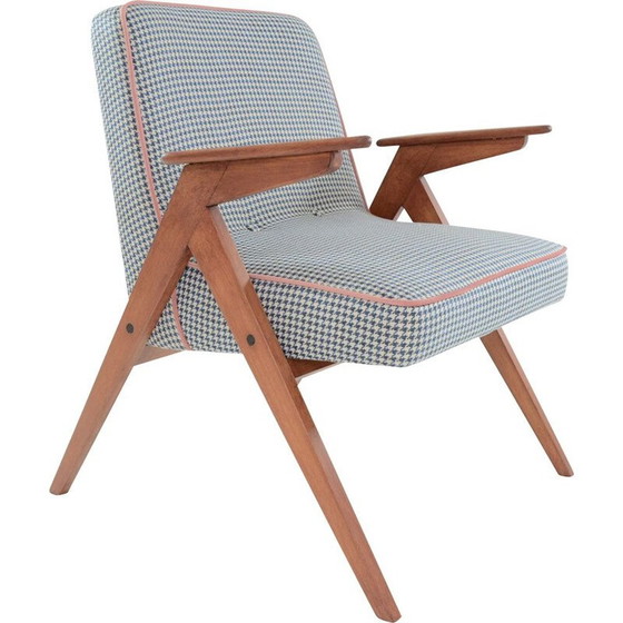 Image 1 of Vintage armchair Bunny houndstooth 1960