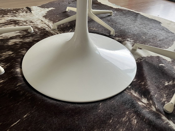 Image 1 of 50Th Anniversary Knoll Saarinen Tulip Table Marble