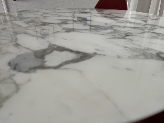 Image 1 of 50Th Anniversary Knoll Saarinen Tulip Table Marble