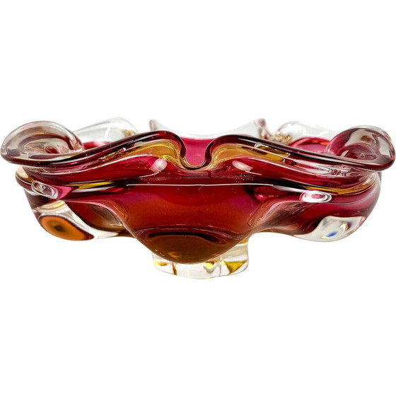 Image 1 of Vintage Art glass bowl by Josef Hospodka for Chribska Glassworks, 1960s