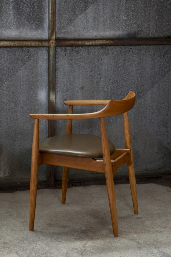 Image 1 of Arne Wahl Iversen ST-750 Chair in Elm, 1960s Denmark