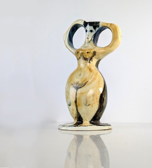 Vase Sculpture In The Shape Of A Woman