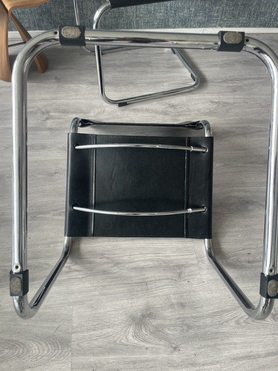 Image 1 of 2x Mart Stam S33 cantilever chairs for Fasem, ca80s