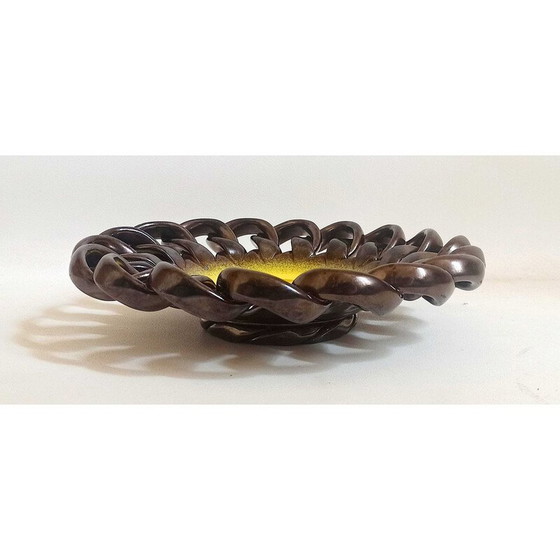 Image 1 of Vintage ceramic fruit bowl for Ateliers Ceramidi, 1960