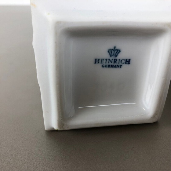 Image 1 of Pair of vintage Op Art Porcelain Vase by Heinrich Ceramics Germany 1970s