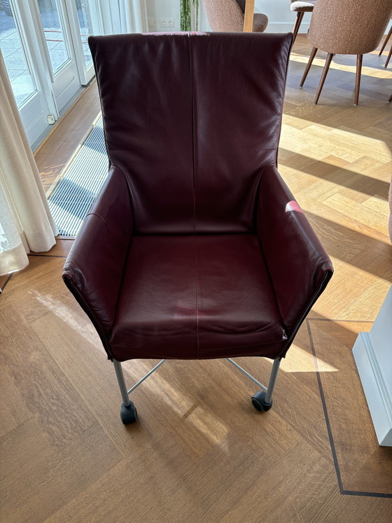 Image 1 of 6x Montis Gerard Vandenberg Chaplin Chairs With Wheels