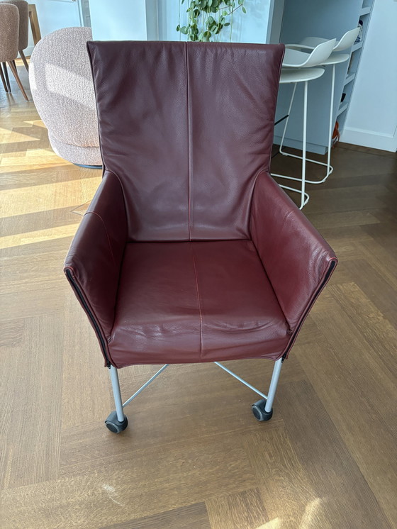 Image 1 of 6x Montis Gerard Vandenberg Chaplin Chairs With Wheels