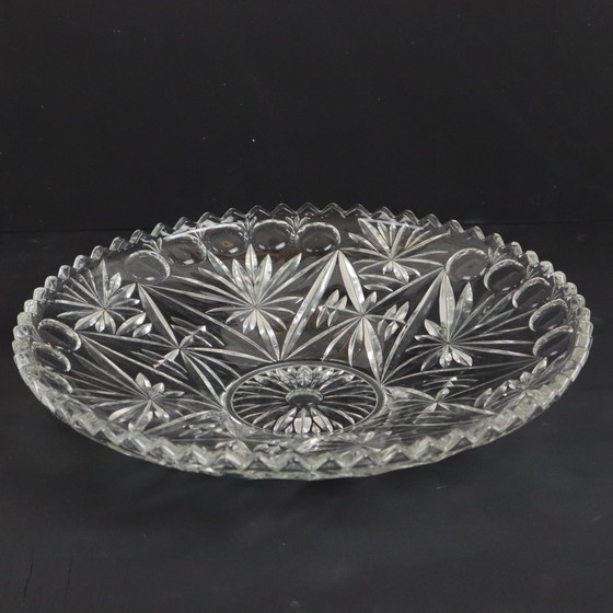 Image 1 of Grand bol à fruits en cristal Stermotifs