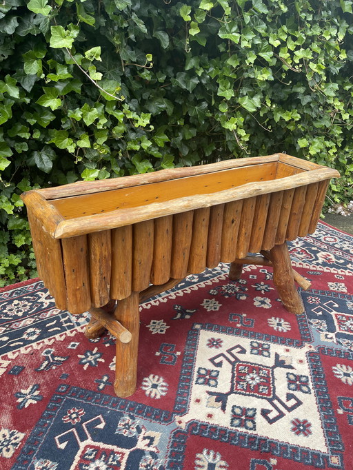 Vintage Solid Wood Planter