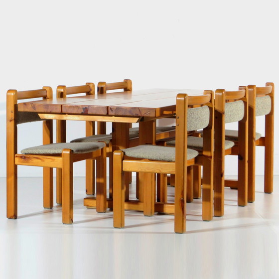 Image 1 of 6 Danish vintage design chairs from Thorsø Møbelfabrik