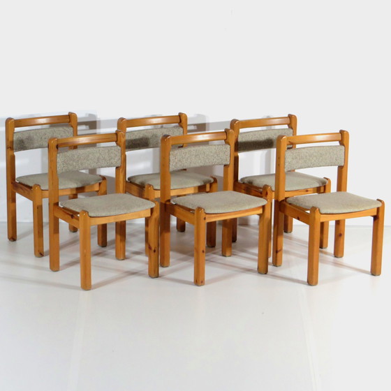 Image 1 of 6 Danish vintage design chairs from Thorsø Møbelfabrik