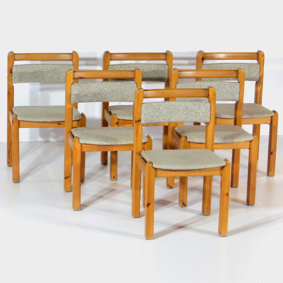 Image 1 of 6 Danish vintage design chairs from Thorsø Møbelfabrik