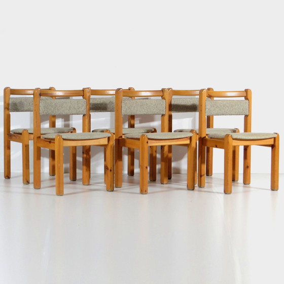 Image 1 of 6 Danish vintage design chairs from Thorsø Møbelfabrik