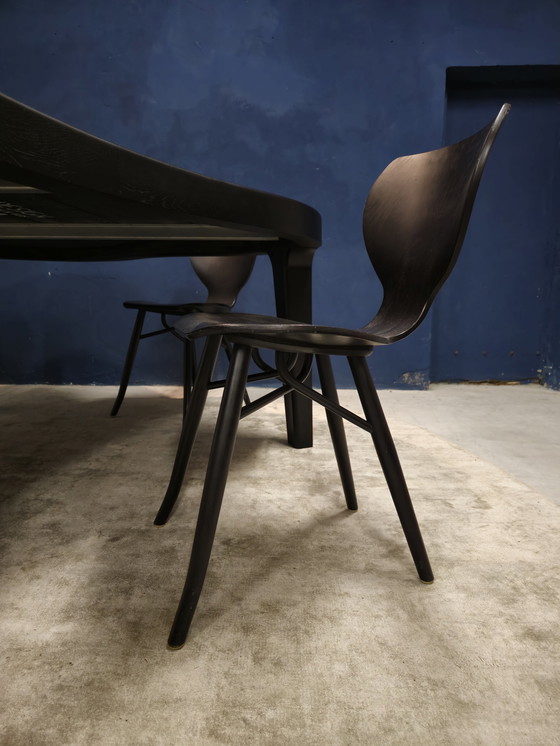 Image 1 of Linteloo Isola Design Dining Table + 6X Tulipani Chairs