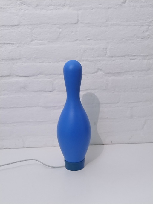 Knock-Off Bowling Pin Lamp - Josh Owen - Bozart - Blue