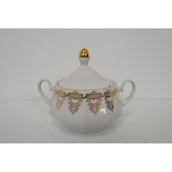 Image 1 of Set of vintage porcelain tea set by company Epiag D.F., Czechoslovakia 1960s