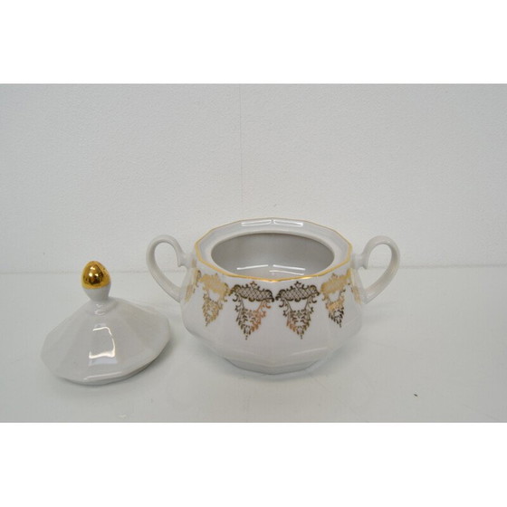 Image 1 of Set of vintage porcelain tea set by company Epiag D.F., Czechoslovakia 1960s