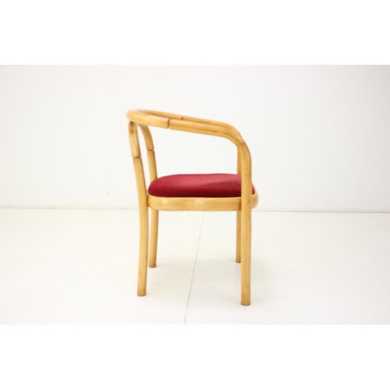 Image 1 of Mid-century armchair in wood and fabric by Ton, Czechoslovakia 1992