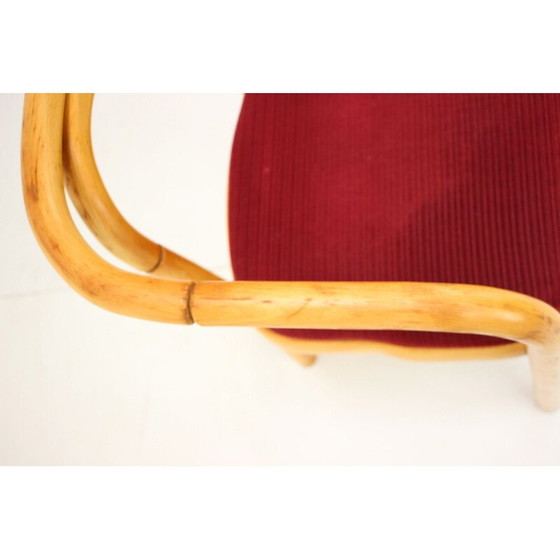 Image 1 of Mid-century armchair in wood and fabric by Ton, Czechoslovakia 1992