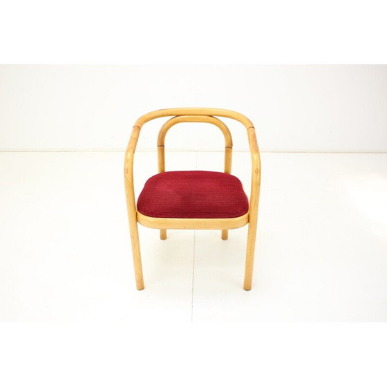 Image 1 of Mid-century armchair in wood and fabric by Ton, Czechoslovakia 1992