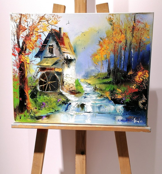 Image 1 of Alfred Aniol "Watermill"