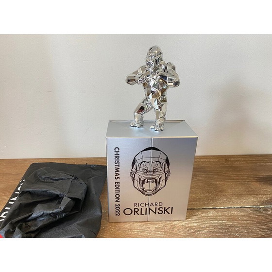 Image 1 of Vintage silver King Kong by Richard Orlinski, 2022