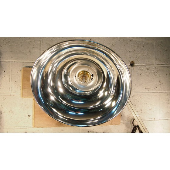 Image 1 of Pair of vintage chrome desk lamps, 1970