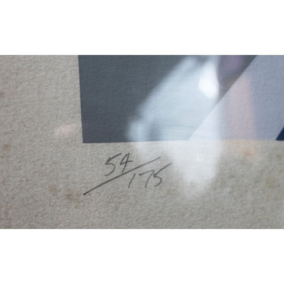 Image 1 of Vintage lithograph “The secret” by James Hussey, England 1982