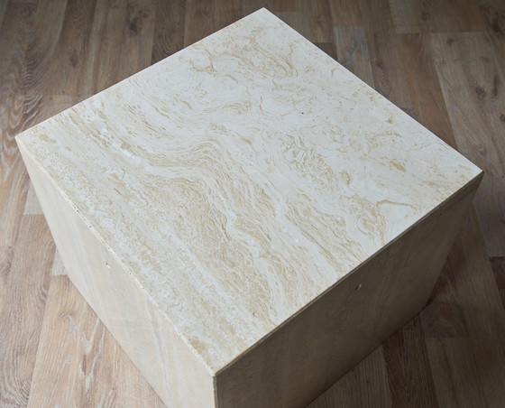 Image 1 of Travertine coffee table 4 pieces 70s/80s