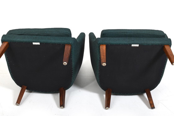 Image 1 of Rare Pair of AV-53 Easychairs by Arne Vodder 1953